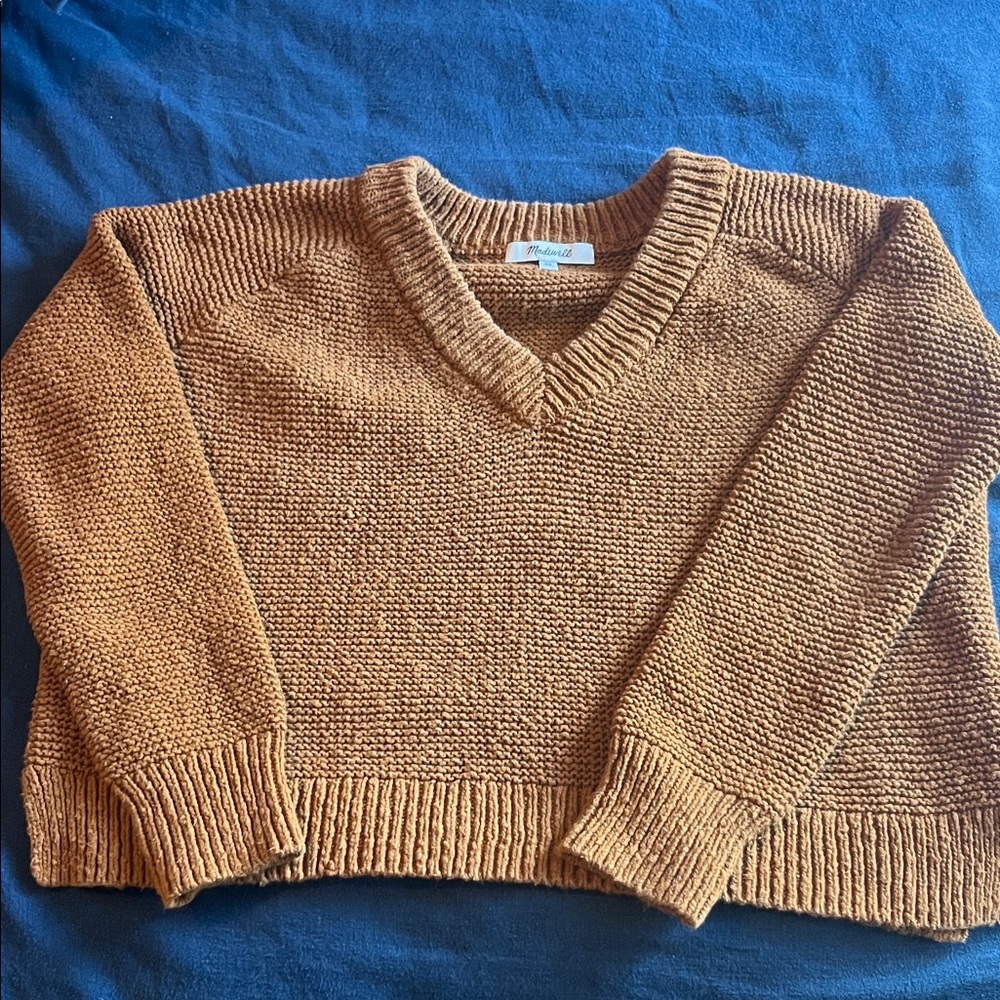 Madewell V-Neck Knit Sweater